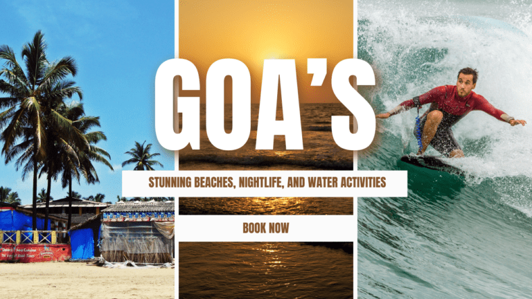 Select Goa’s Stunning Beaches, Nightlife, and Water Activities Goa’s Stunning Beaches, Nightlife, and Water Activities