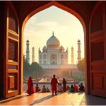 Golden Triangle India travel guide featuring Taj Mahal in Agra