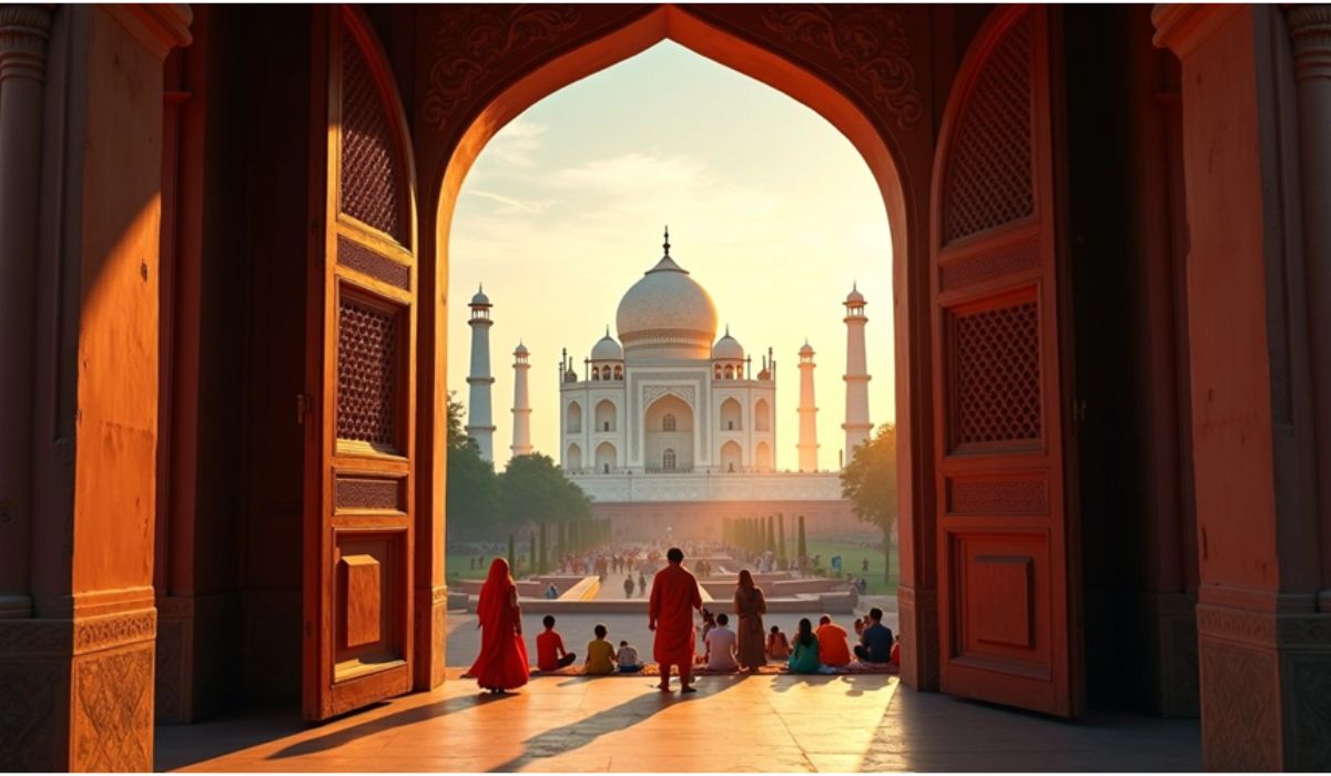 Golden Triangle India travel guide featuring Taj Mahal in Agra